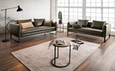 Sofa Set Leder Azar